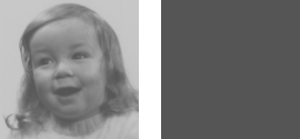 Correctly converted to grayscale (left). Naively converted to grayscale (right)