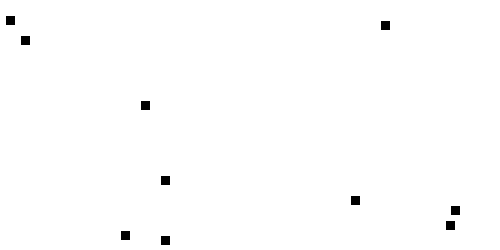 Voronoi diagram using the Chebyshev distance.
