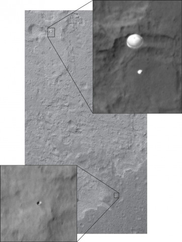 Curiosity descent [image: NASA/JPL-Caltech]